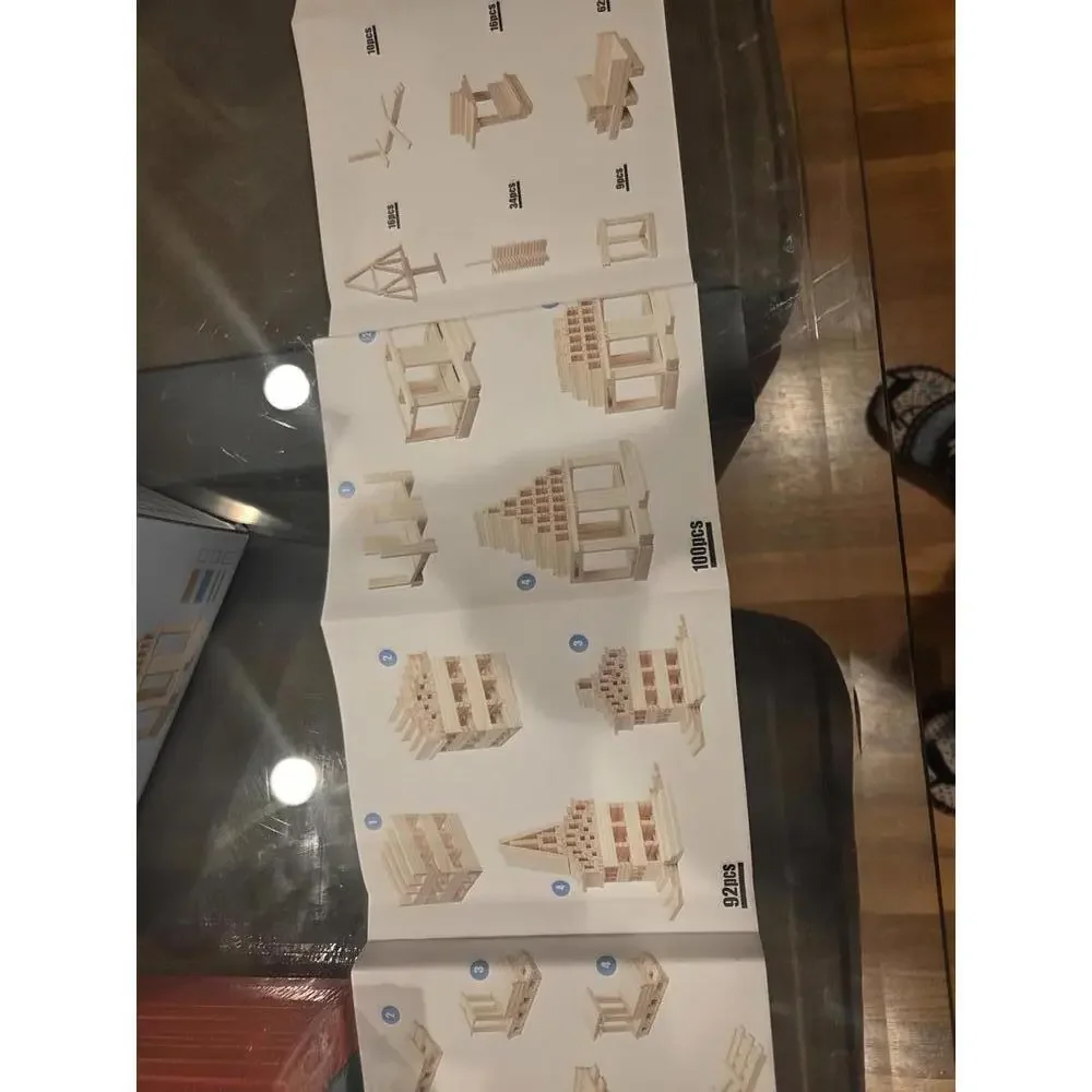 2x order (reserved)  - Citiblocs Wooden Building Blocks Set - 100 Pieces